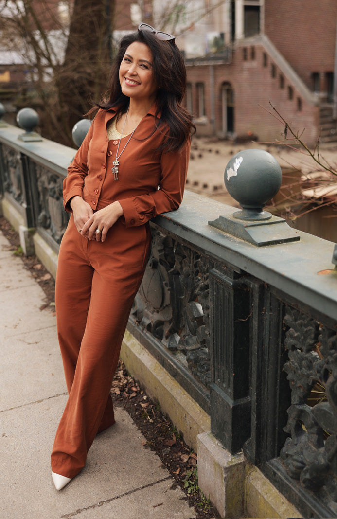 Sippr-suit Belisse Copper-Brown