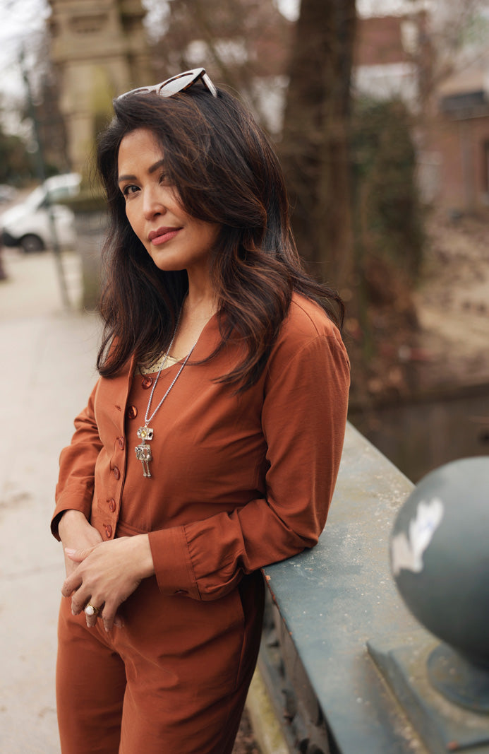 Sippr-suit Belisse Copper-Brown